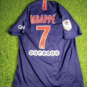 Mbappe Psg Paris Saint Germain PLAYER ISSUE 2018 2019 Soccer Jersey M